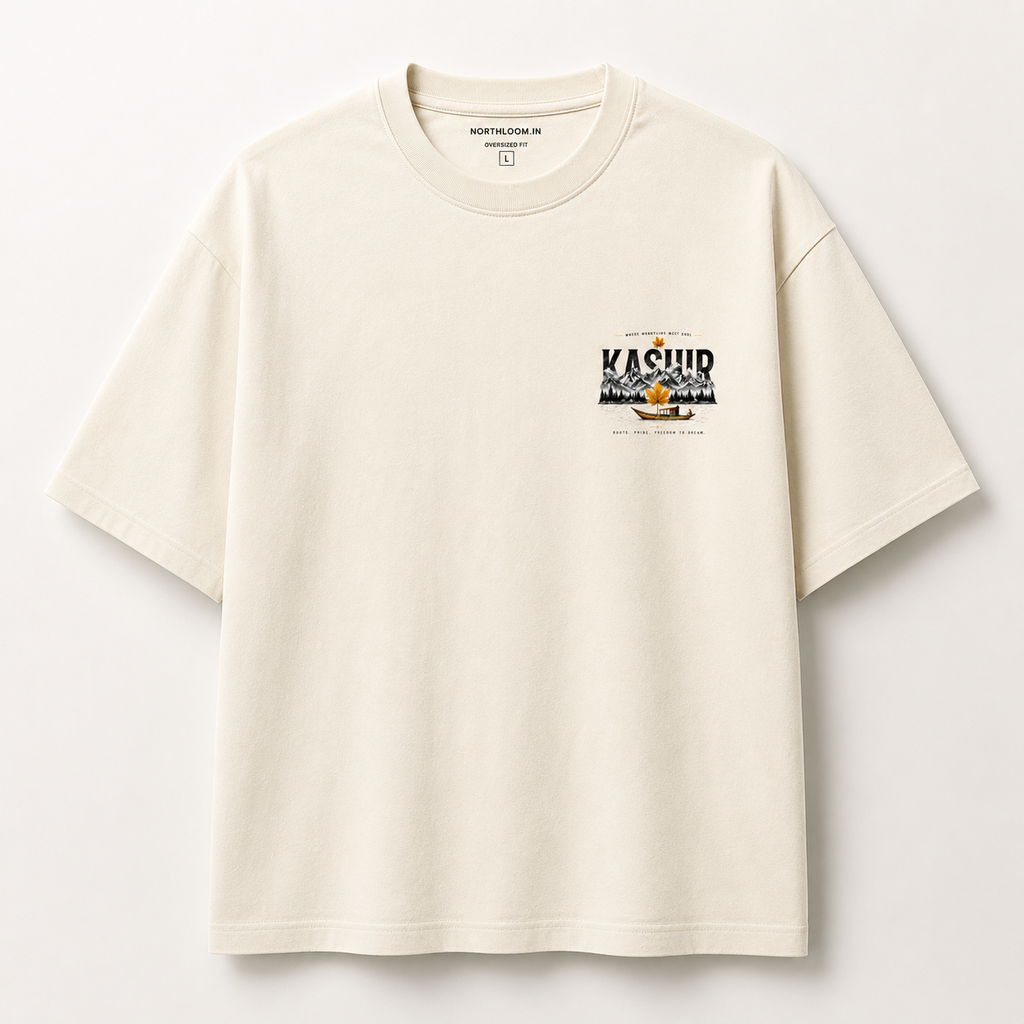 Kashir Oversized Premium Cotton T-Shirt – 240 GSM