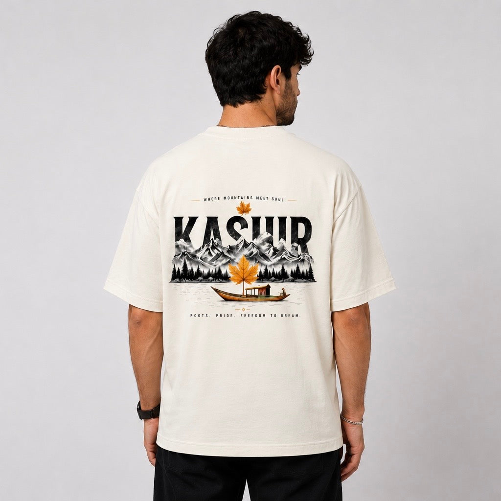 Kashir Oversized Premium Cotton T-Shirt – 240 GSM