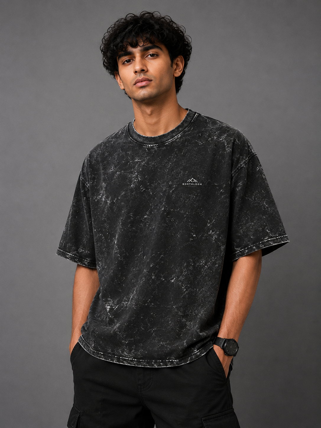 Urdu Quote HERITAGE Acid Wash 240GSM Premium Unisex Oversized Classic T-Shirt