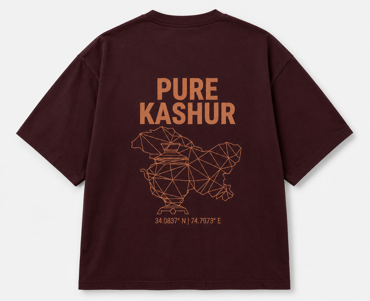 Pure Kashur 240GSM Premium Unisex Oversized Classic T-Shirt