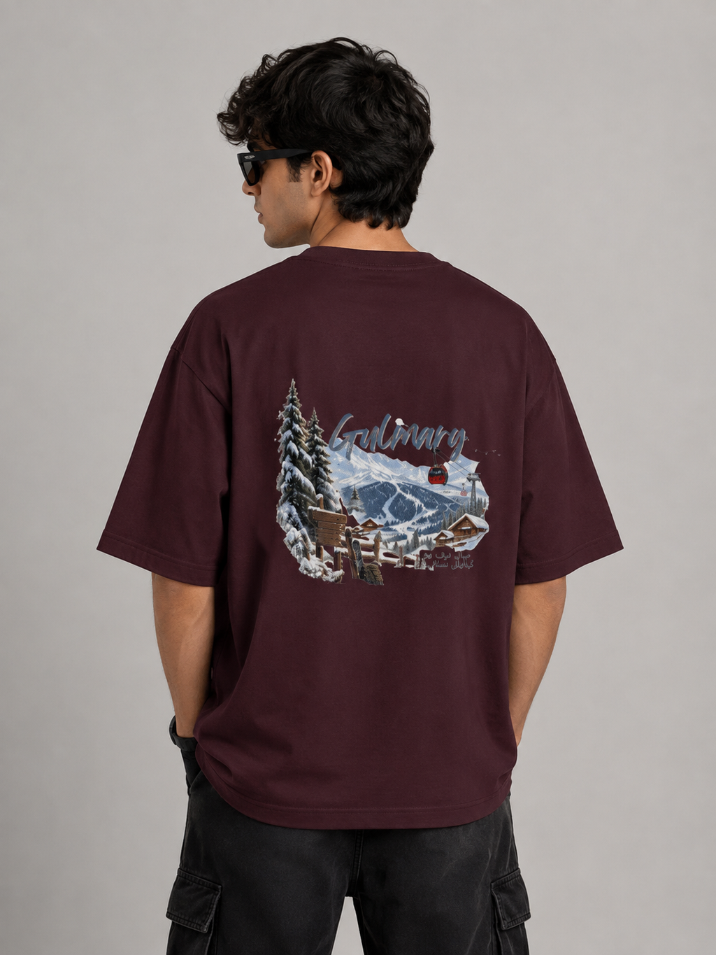 Gulmarg Oversized Premium 100% cotton Classic T-Shirt