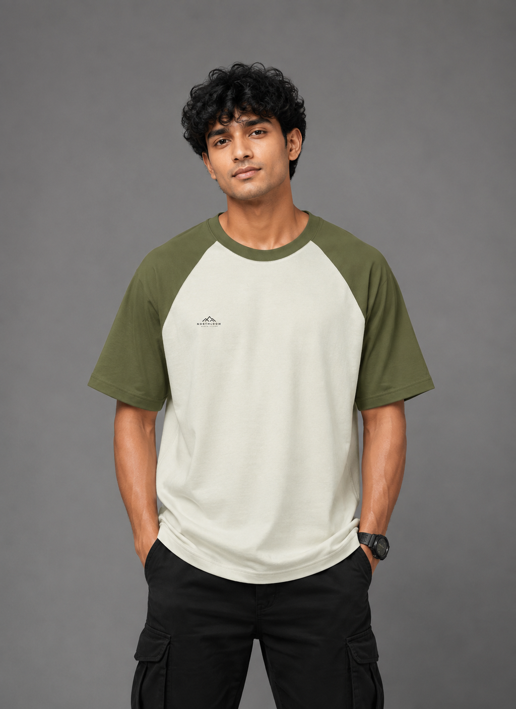 Wild Soul Premium 100% cotton 180GSM Unisex Oversized Raglan t-shirt
