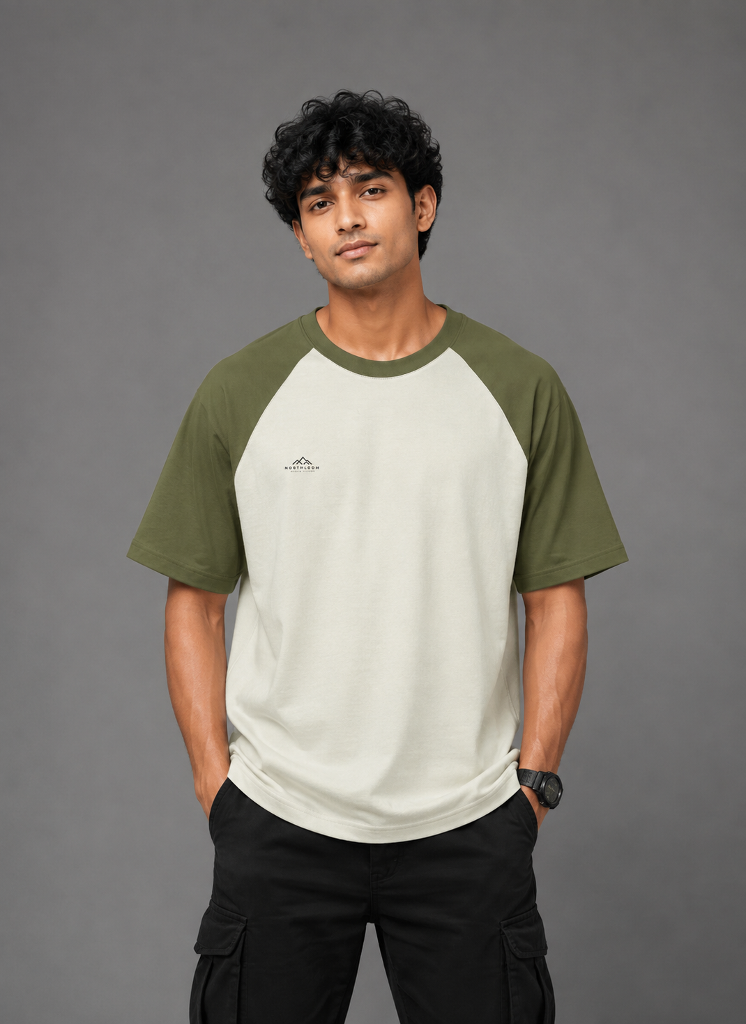 Wild Soul Premium 100% cotton 180GSM Unisex Oversized Raglan t-shirt