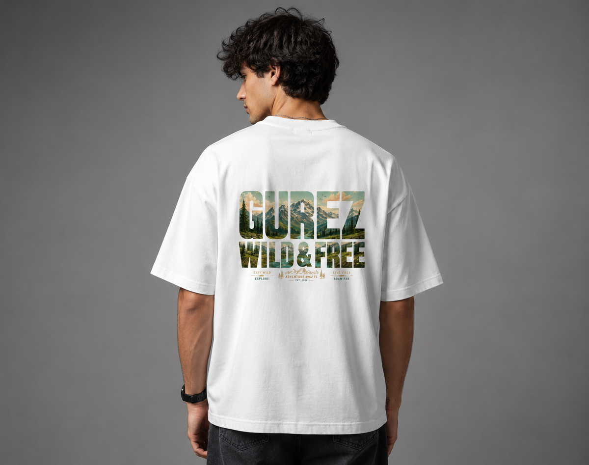 Gurez Oversized Premium 100% cotton Classic T-Shirt