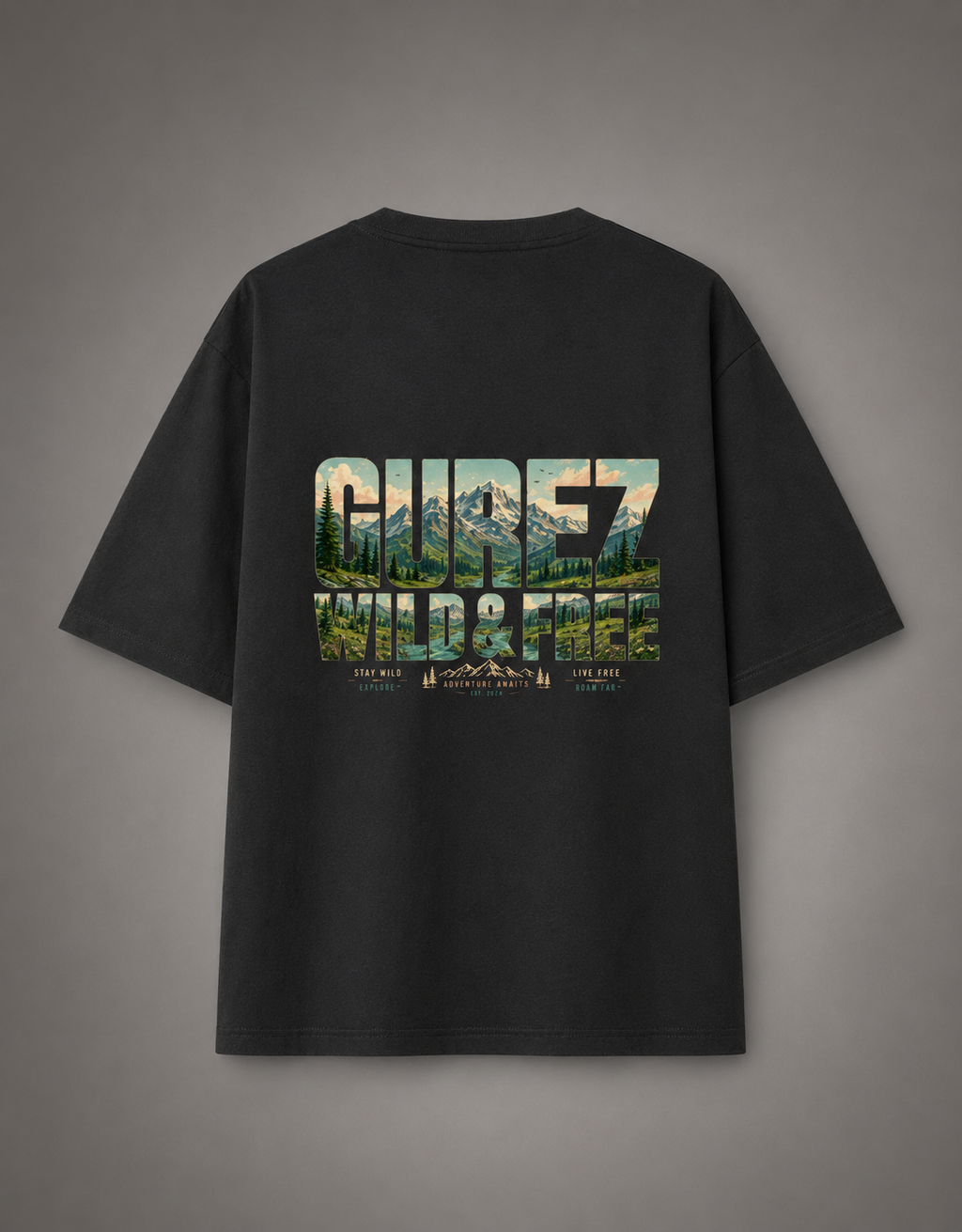 Gurez Oversized Premium 100% cotton Classic T-Shirt