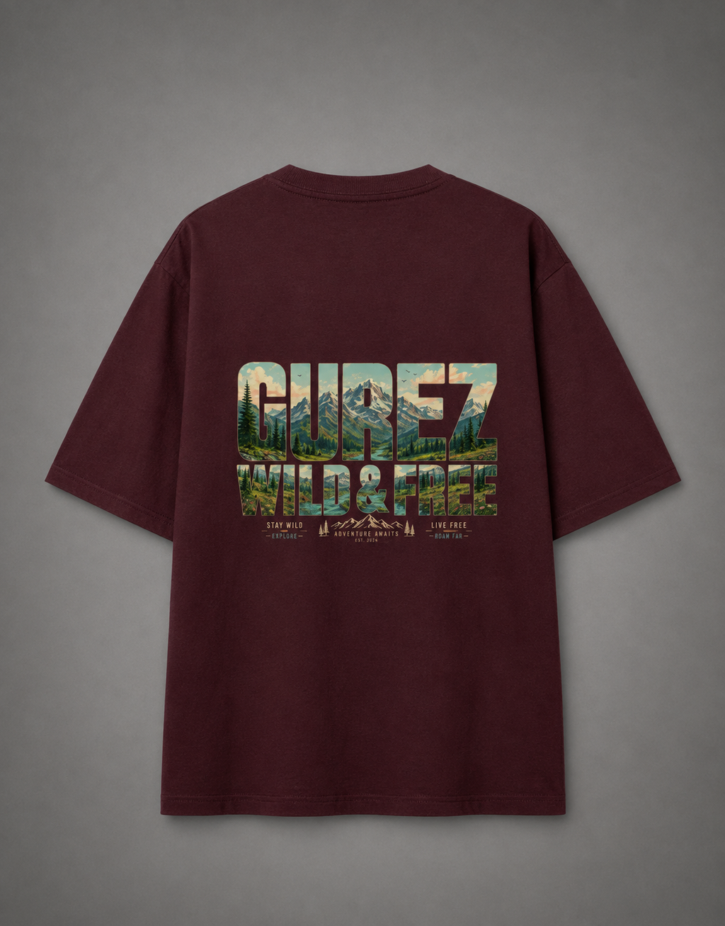 Gurez Oversized Premium 100% cotton Classic T-Shirt