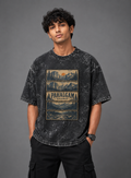 Pahalgam Vintage Acid Wash 240GSM Premium Unisex Oversized Classic T-Shirt