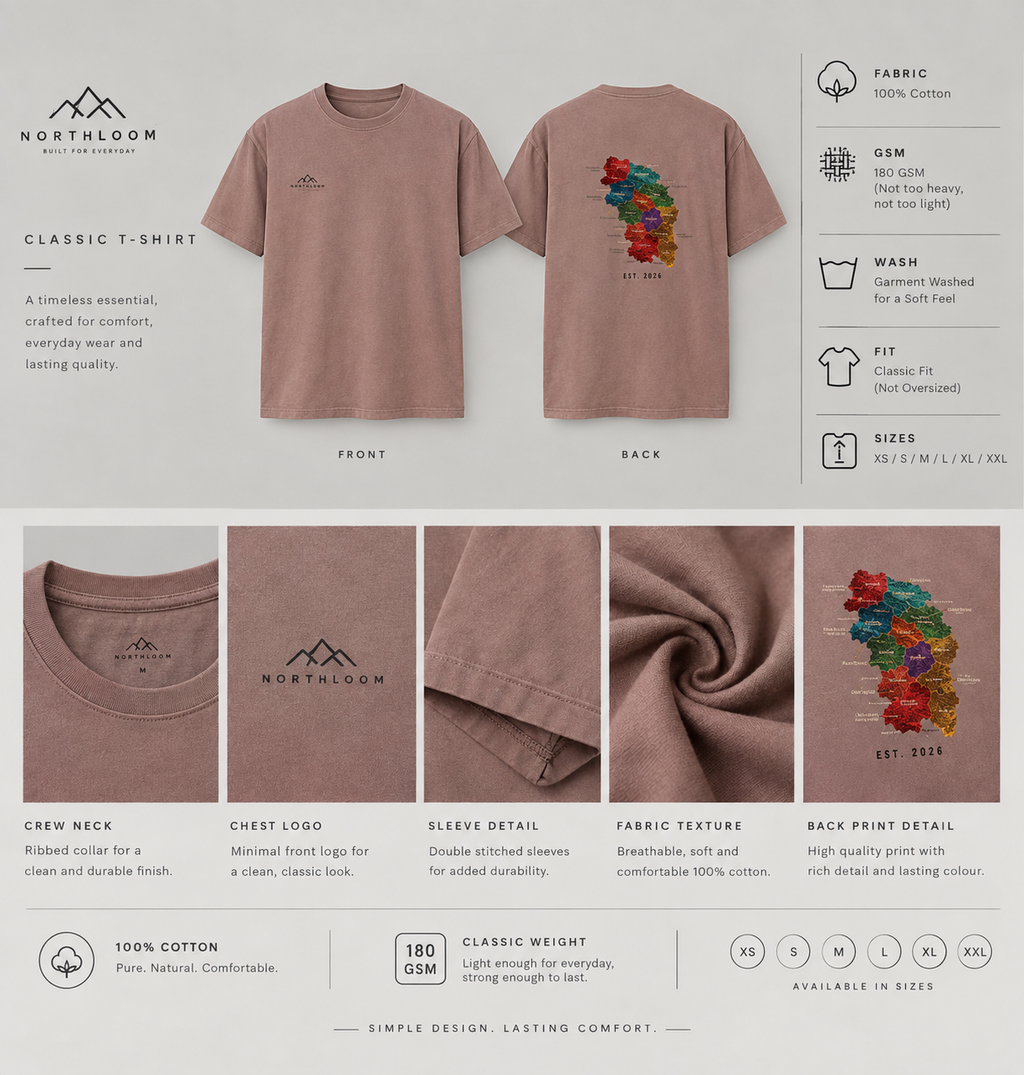 Kashmir Special Unisex Classic Crew T-Shirt