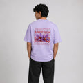 Pampore Saffron Oversized Premium Cotton T-Shirt – 240 GSM