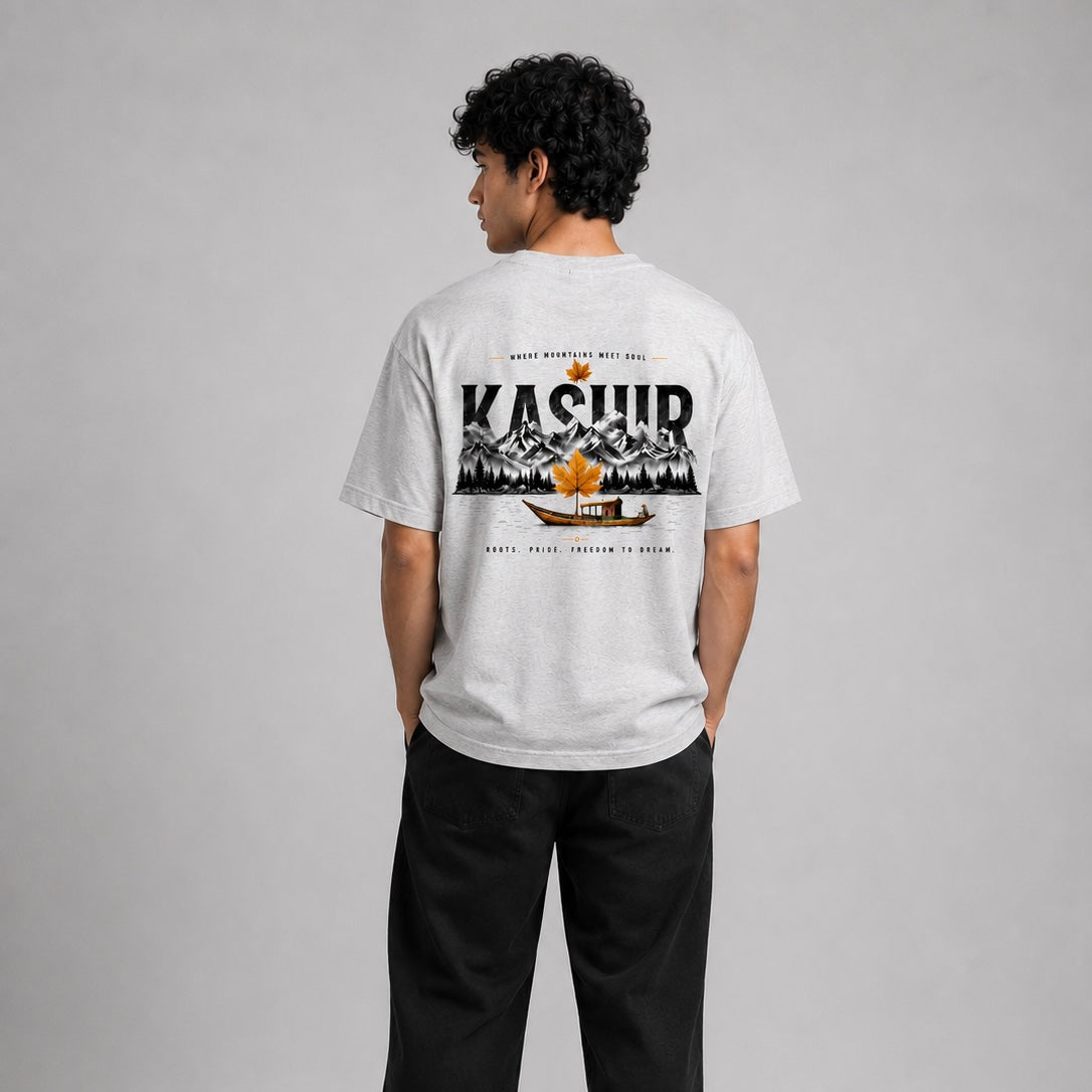 Kashir Oversized Premium Cotton T-Shirt – 240 GSM