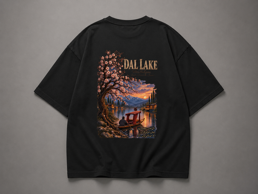 Dal Lake Unisex Terry Oversized 260GSM Tee