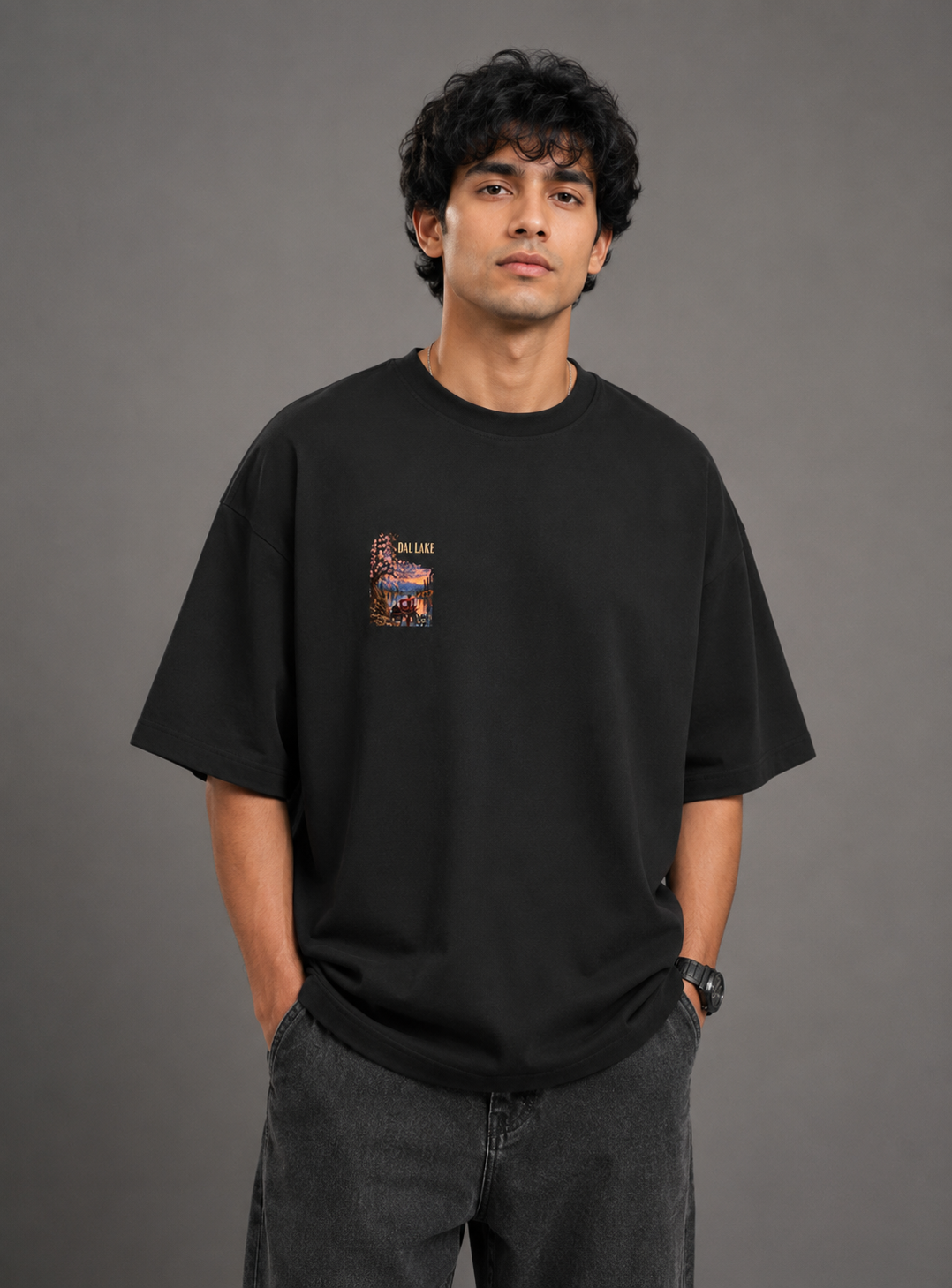 Dal Lake Unisex Terry Oversized 260GSM Tee